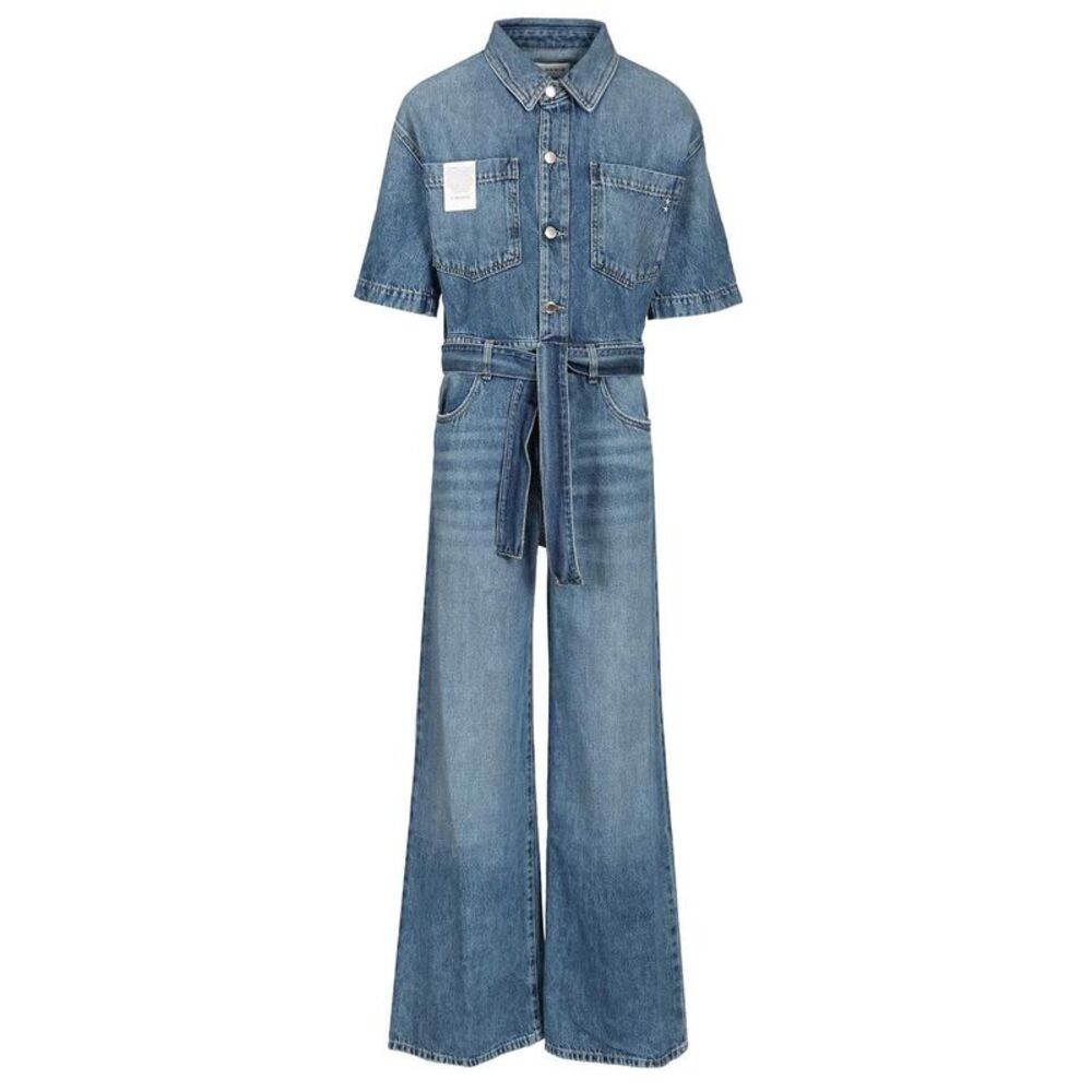 Icon Denim Women Wide Leg Jumpsuit - Regular Fit